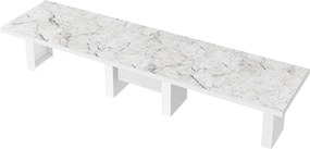 Rozkładany do 400 cm stół Largo Hubertus marmur połysk