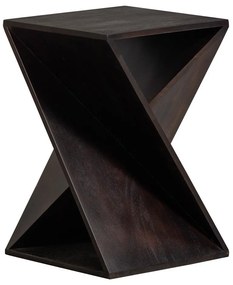 Stolik z litego drewna akacjowego 41x41 cm Ikem – WOOOD