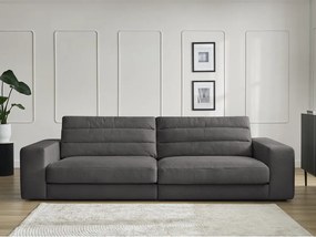 Czarna aksamitna sofa 276 cm Sierra – Bobochic Paris