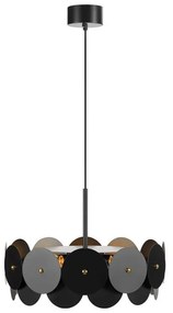 Czarna lampa wisząca Markslöjd Vegas, ø 53 cm