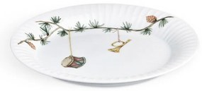 Biały porcelanowy talerz deserowy ze świątecznym motywem ø 19 cm Hammershøi Christmas – Kähler Design