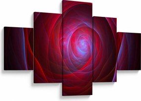 Abstrakcyjny obraz oczu (125x70 cm)