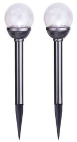 Zestaw 2 lamp ogrodowych Solar Trading Balls, wys. 26,5 cm