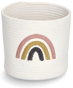 Kosz do przechowywania z plecionki RAINBOW, Ø 25 cm