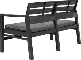 Ławka dwuosobowa z poduszkami Nikita