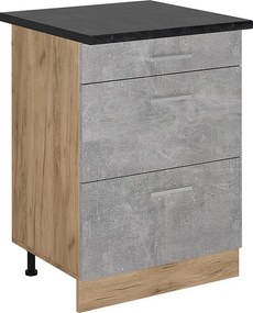 Szafka dolna do kuchni beton 60x60x81.6 r-line