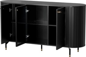 Komoda THIRA 150,1 cm do Salonu Sypialni Czarny