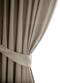 Szarobeżowa zasłona zaciemniająca 140x245 cm Eyelets – Restilo