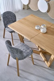 MASSIVE 3 stół rozkładany 160-250x90x77 cm dąb naturalny 6-10 osobowy