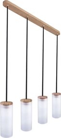 Czarna nowoczesna lampa wisząca nad wyspę - 12X S239 T3-B40