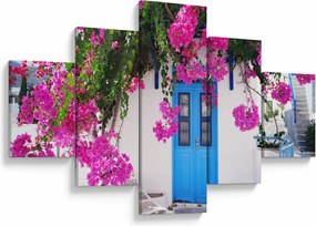 Obraz - Tradycyjny grecki dom (125x70 cm)