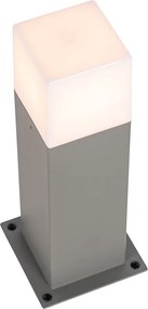 Nowoczesna lampa podłogowa zewnętrzna szara 30 cm IP44 - Denmark