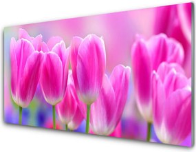 Panel Szklany do Kuchni Wiosenne Tulipany W Rozkwicie