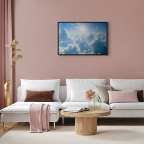 Plakat Niebiański spokój 30x21 cm z ramą czarną bez marginesu ARTGEIST B