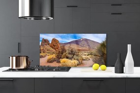 Panel Szklany Surowy Pejzaż Górski