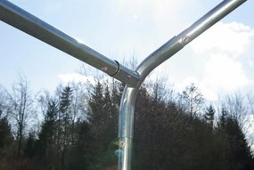 Namiot ogrodowy imprezowy 6×4 m, biały, PVC 400 g/m²