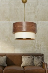 Lampa wisząca TM123 brązowy, kremowy