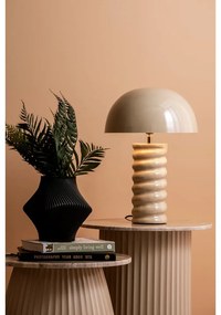 Szara lampa stołowa (wysokość 45 cm) Gracio – Leitmotiv