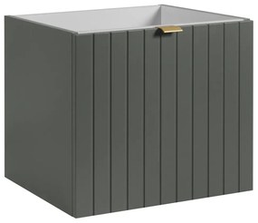 Szafka pod umywalkę HARMO 50 cm szaro-zielony półmat KROFAM