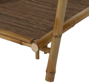 Bambusowy regał w naturalnym kolorze 48x100x45 cm Manali – Ixia