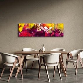 Obraz abstrakcji - malarstwo (170x50 cm)