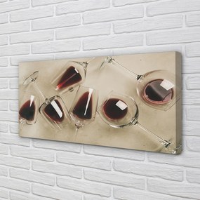 Zdjęcie na płótnie Kryształowe Kieliszki Do Wina