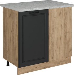 Szafka narożna antracytowy domek wiejski 86x60x81.6 r-line