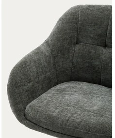Ciemnozielone krzesło Dorina – Kave Home