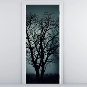 Fototapeta na drzwi - Drzewo w zaćmieniu (95x205cm)