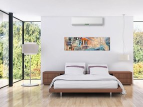 Obraz - Urodzony by jeździć (170x50 cm)
