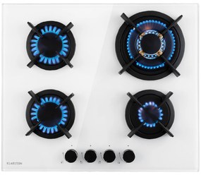 Klarstein Goldflame 30cm Płyta gazowa 4 palniki Biały