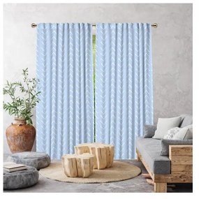 Niebieska zasłona 260x140 cm – Cipcici