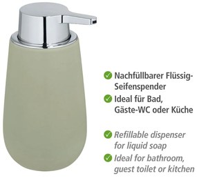 Zielony ceramiczny dozownik do mydła Wenko Badi