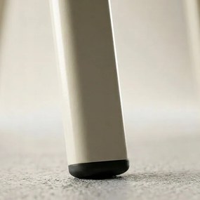 Zestaw mebli balkonowych Boston 018 - stolik szklany + 2 krzesła Texteline, kolor beżowy