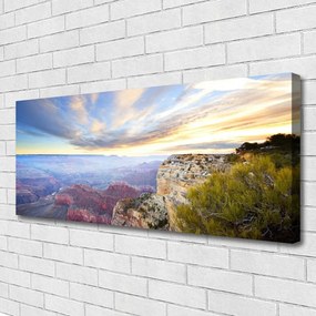 Obraz canvas Surowy Pejzaż Skalistego Brzegu