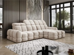 Narożnik TOLLO MINI S Prawostronny Elektryczna regulacja Salvador 01 kolor Kremowy WERSAL