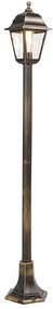 Zewnetrzna Klasyczna latarnia antyczne złoto 122 cm IP44 - Capital klasyczny/Antyczny Oswietlenie zewnetrzne