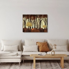 Obraz na szkle - Las dekoracyjny (70x50 cm)