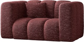 Fotel Grand, tkanina Haga, Bordowy