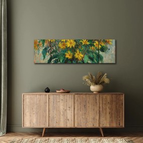 Obraz - Claude Monet, Jerusalem Artichoke Flowers, reprodukcje (170x50 cm)