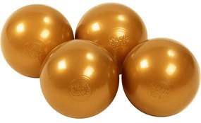 Plastikowe piłeczki do suchego basenu 7cm, 50 szt, złote - meowbaby®