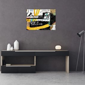Obraz na szkle - Graffiti (70x50 cm)