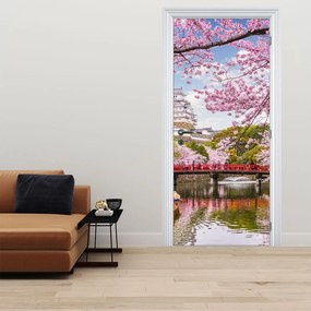 Fototapeta na drzwi - Wiśnie japońskie (95x205cm)