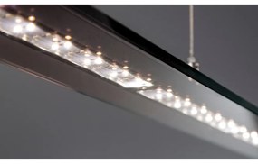 Czarna metalowa lampa wisząca LED ze ściemniaczem Tenso – Fischer &amp; Honsel
