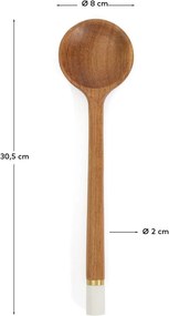 Drewniana łyżka kuchenna Nover – Kave Home