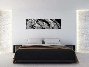 Obraz - Zegar astronomiczny, Praga, Czechy (170x50 cm)