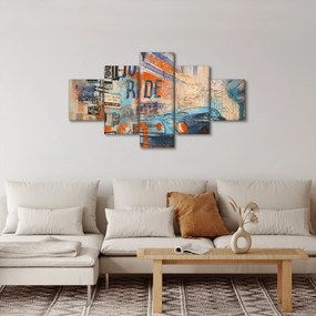 Obraz - Urodzony by jeździć (125x70 cm)