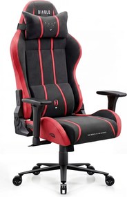 Fotel gamingowy materiałowy Diablo X-One 2.0 Normal Size, Bloody Mary