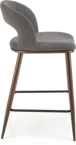 Elegancki hoker H114 na orzechowych nogach