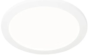 Plafon / Lampy sufitowe biały 30 cm w komplecie z LED-em 3-stopniowy ściemniacz IP44 - Steve Nowoczesny Oswietlenie wewnetrzne